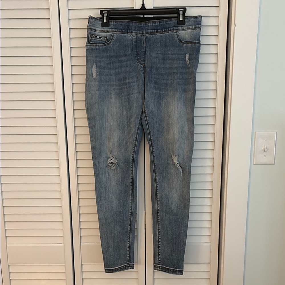 Coco + Carmen Blue Skinny Jeans Casual Fit